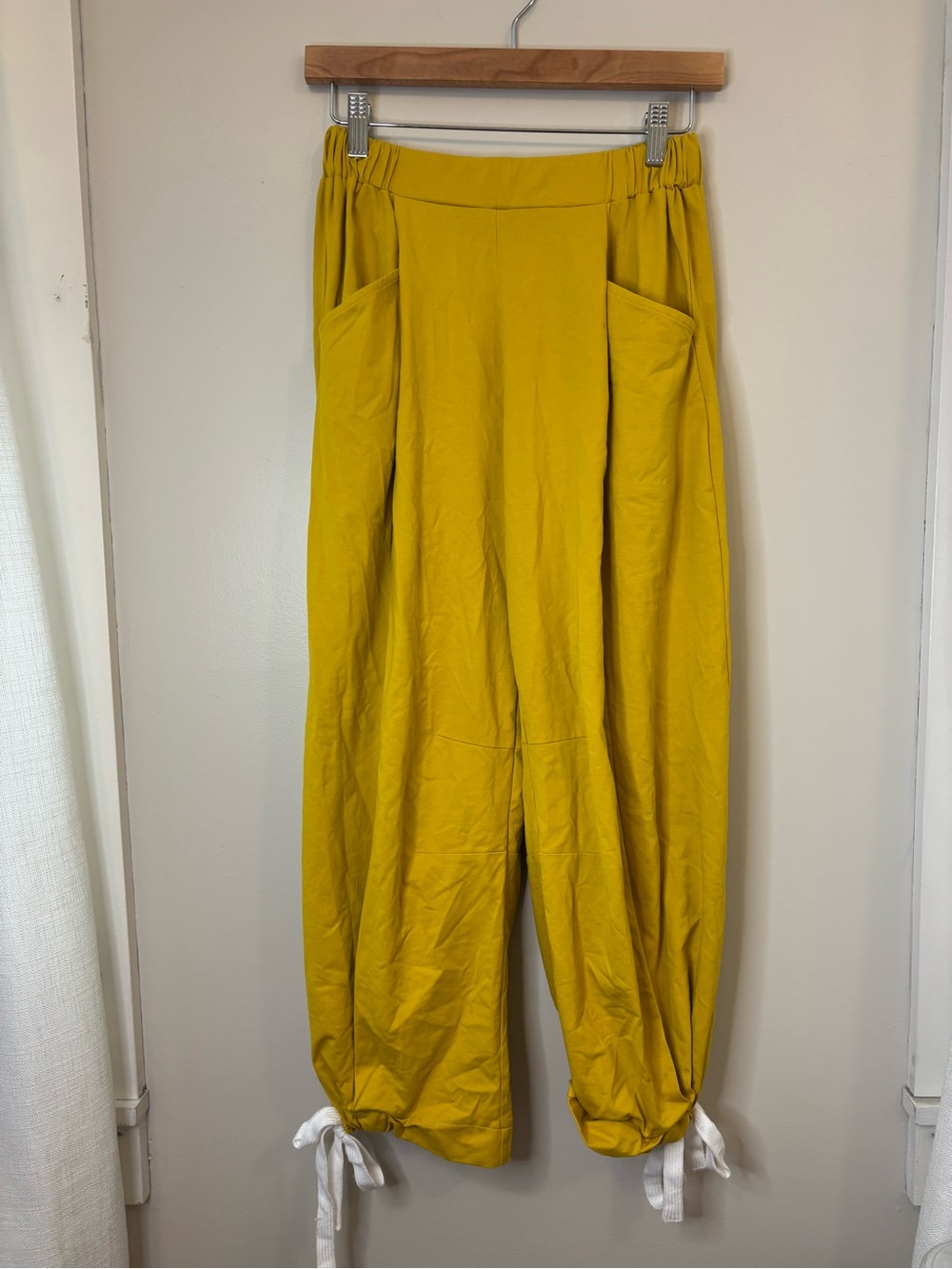 Mustard Yellow Women’s Relaxed Drawstring Pants